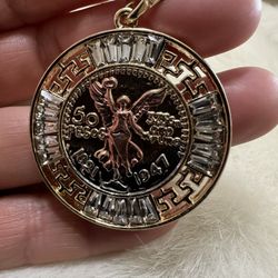 Centenario  $45. Gold Plated Pendant 