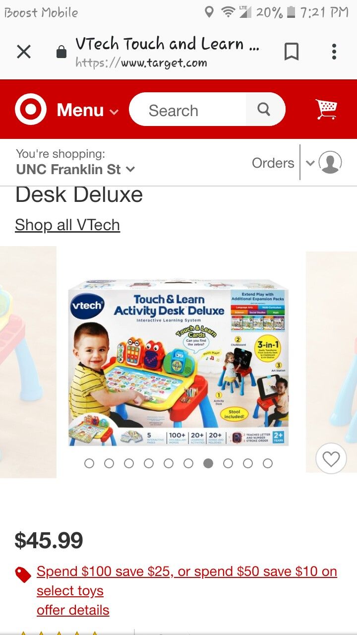 Activity desk for kids