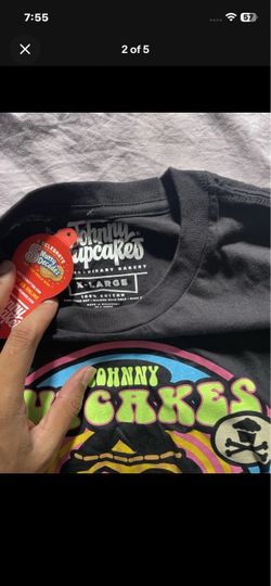 Johnny Cupcakes x Nutter Butter Born in 69 T Shirt XL NWT Limited Edition 2019