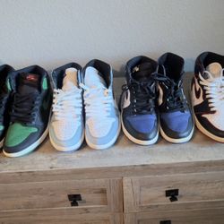4 Jordan 1s (used) 