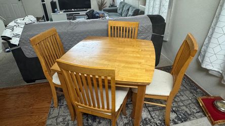 Dining table with 4 chairs