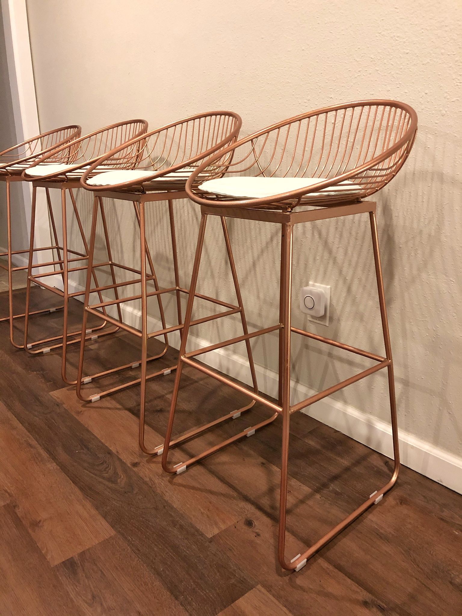 Rose Gold Bar Stools