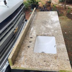 Granite Countertop with Sink