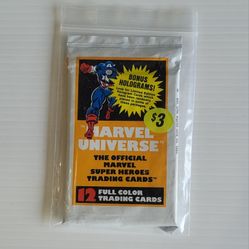 🎯 2 Packs 1990 Marvel Comics Cards