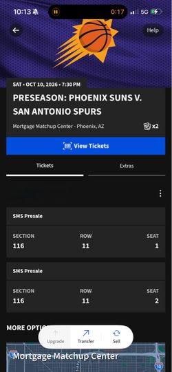 Suns spurs tickets
