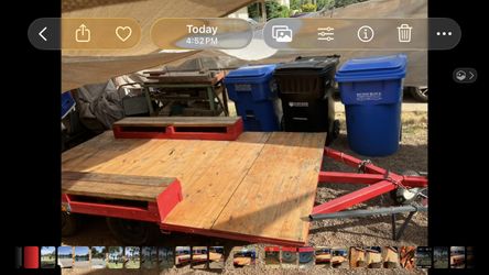 10 ft x 6 ft custom tandem axle utility or camper trailer