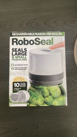 RoboSeal Rechargeable Mason Jar Sealer