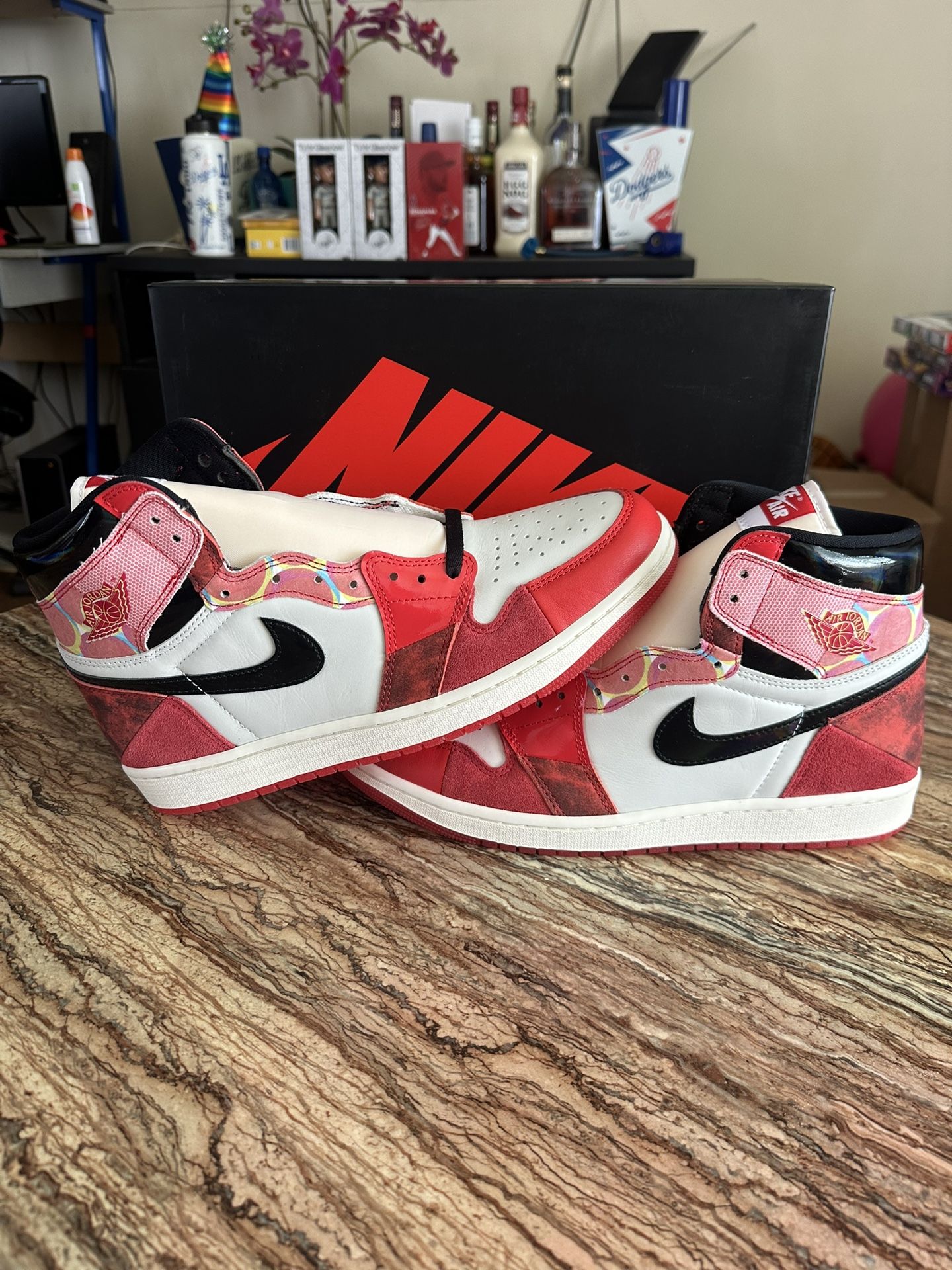 Air Jordan 1 High OG “Spider Man: Across the Spider Verse” Size: Men’s 12.0 US