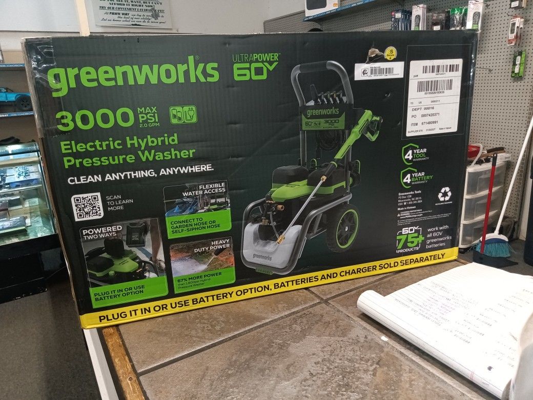 Greenworks Electric Hybrid Pressure Washer