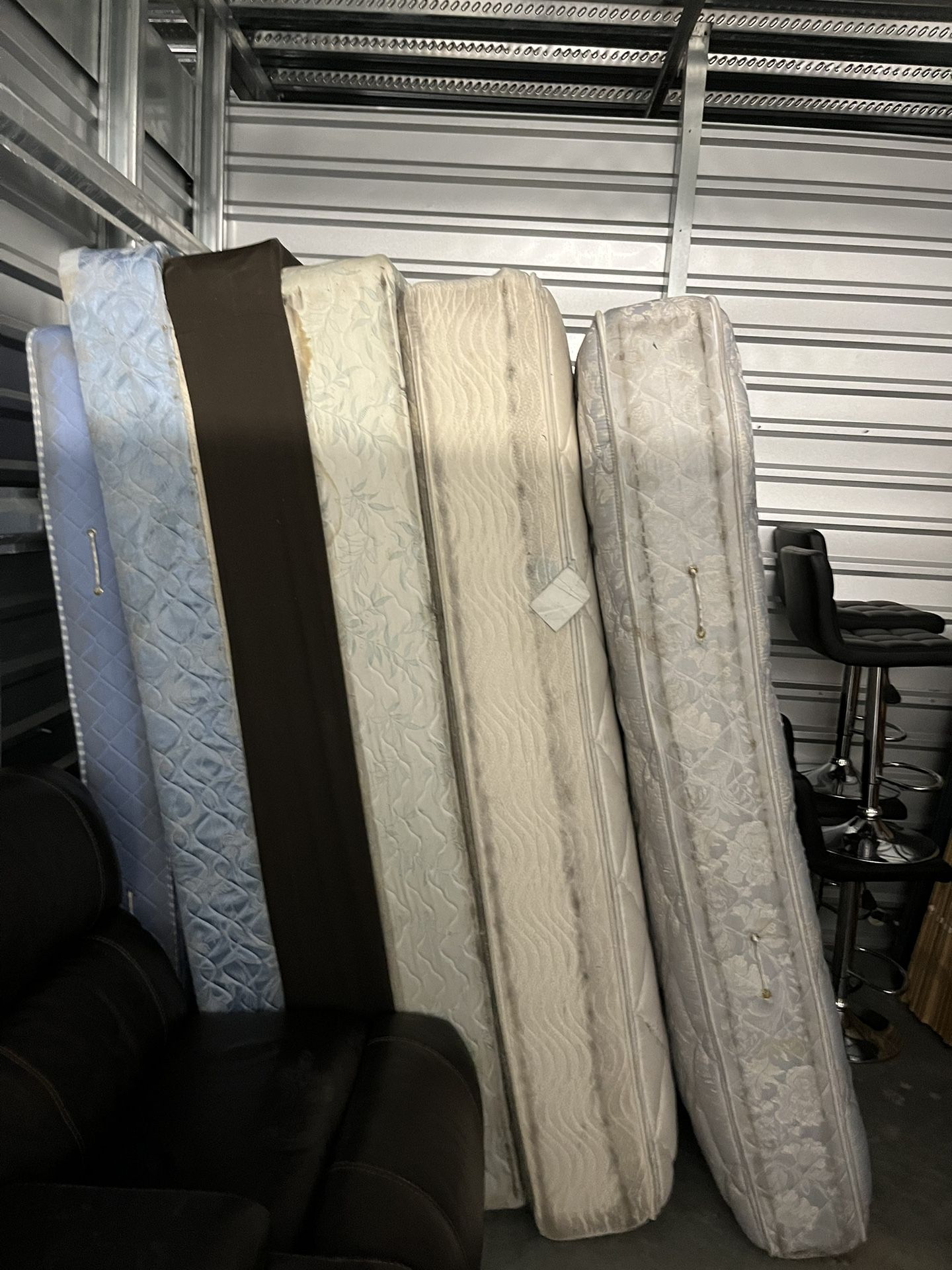 4 Queen Mattress’s/ Box Springs Free