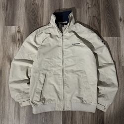 Mens Vintage Tommy Hilfiger Beige Jacket • Size small
