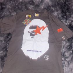 bape x heron preston shirt 