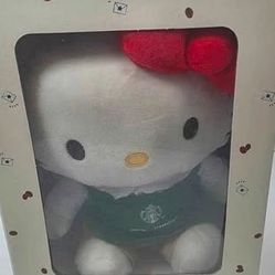 Starbucks x Hello Kitty Limited Edition Plush Doll – New