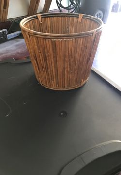 10”. Inch Bambo plant holder