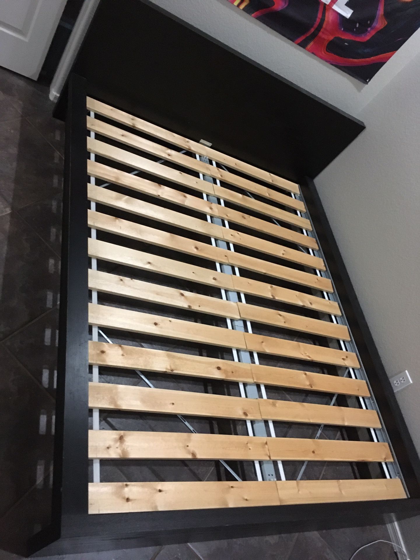 IKEA Malm Queen bed frame with Slats