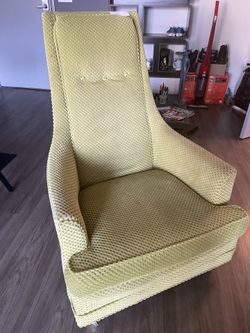 Vintage felt chair