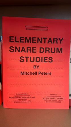 Elementary snare drums studies