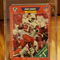 1990 Pro Set Barry Sanders GMC 8
