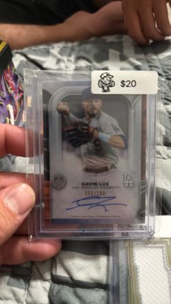 Gavin Lux Topps Certified Autograph Card 095/100