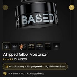 Based BodyWorks Beef Tallow Moisturizer