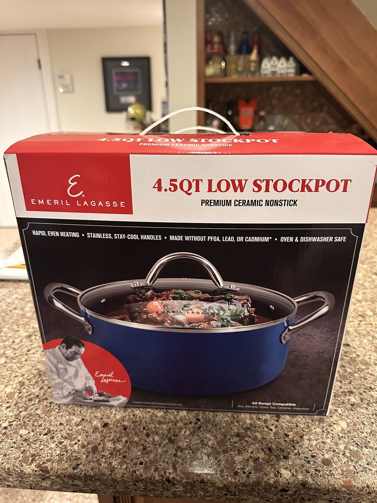 Emeril LaGasse 4.5qt Low Stockpot