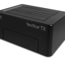 Vantec NexStar TX Dual Bay USB 3.0 Hard Drive Dock (NST-D428S3-BK)