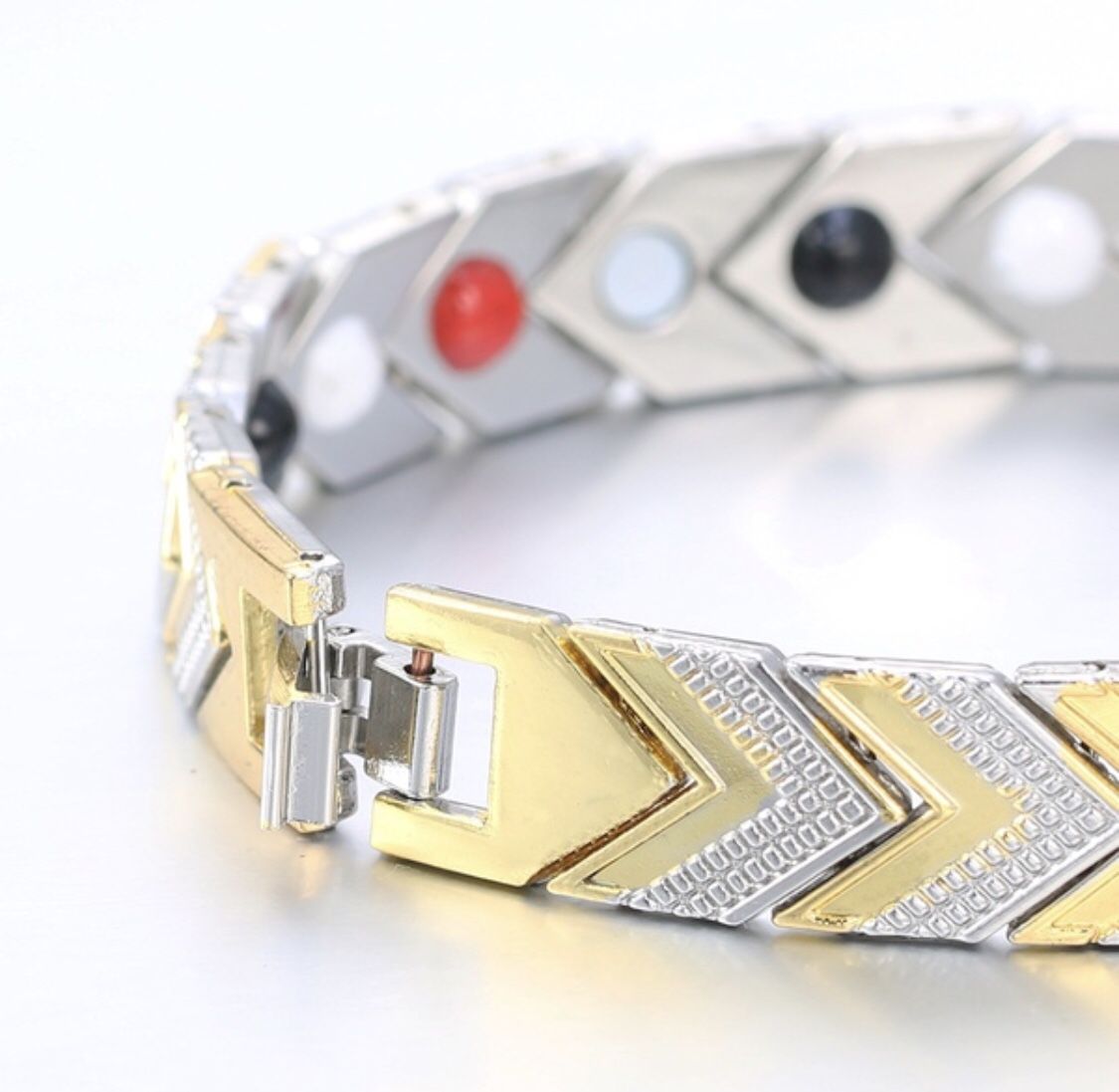Men's Health Energy Bracelet Bangle 18K Gold Plated Magnetic Bracelet $28 each