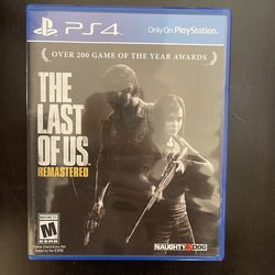 The Last Of Us Remastered - PS4 - Like New