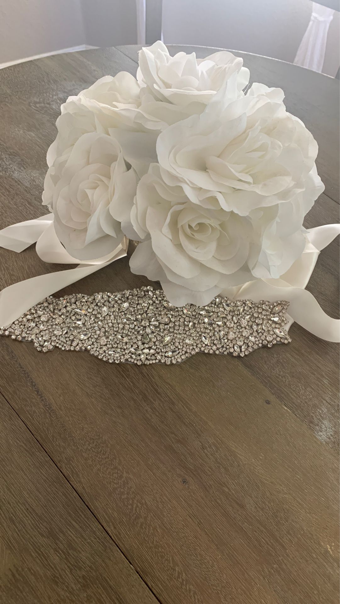 Ivory Bridal Sash