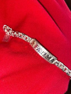 silver bracelet personalized