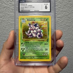 Pokemon Nidoking Base Set 2 11/130 Holo