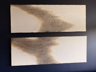 Z Gallerie Abstract Canvas Wall Art - Set of 2