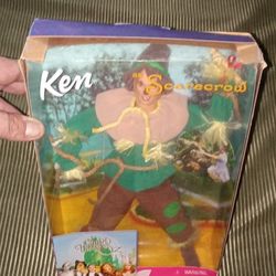 Rare Collectable 1999 Barbie Ken As The Scarecrow 12 Inch Collector Piece In Original Box