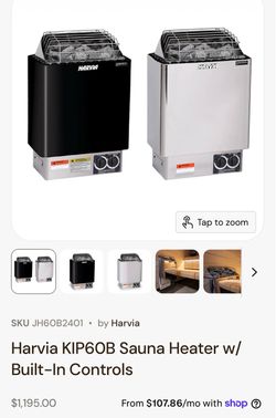 Brand New Harvia KIP60B Sauna Heater – 6KW – Factory Sealed in Box