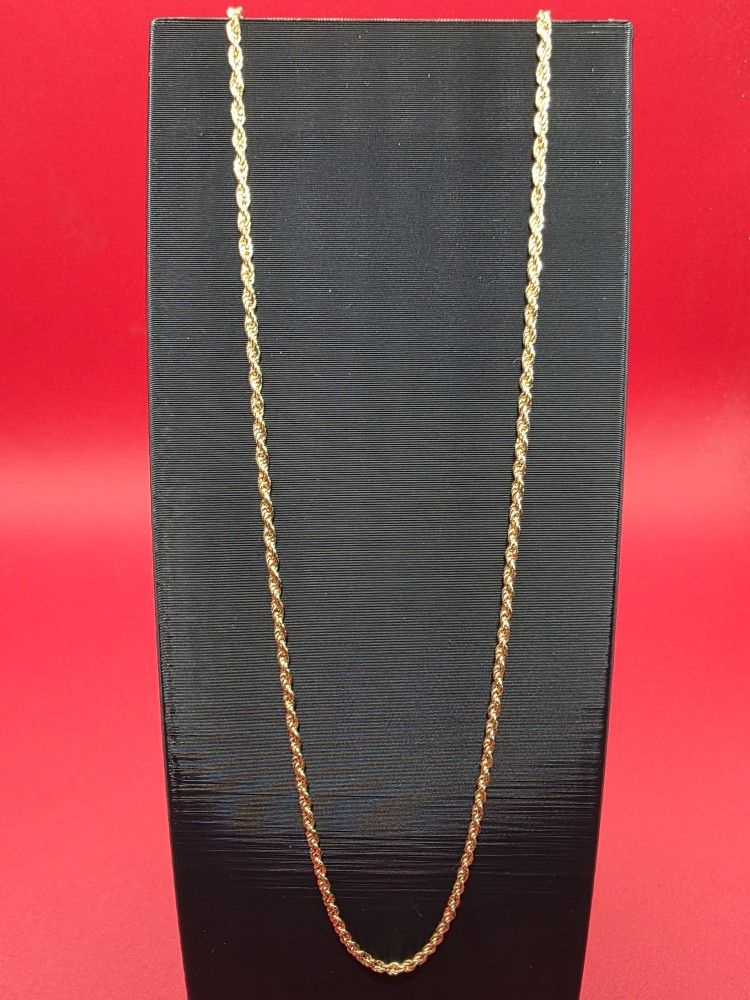 10k Gold Rope Chain 