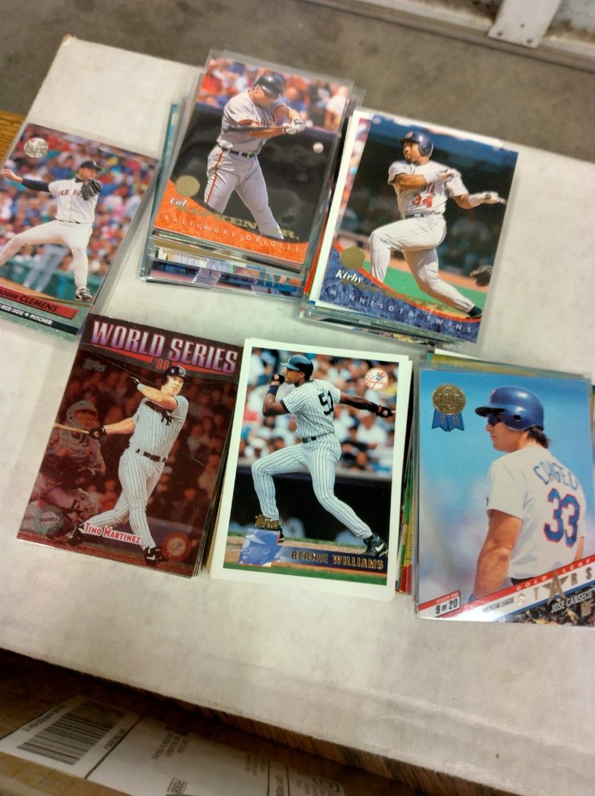Baseball Card Lot Only Top Names