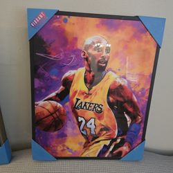 Kobe Bryant Art Work w/ Frame 