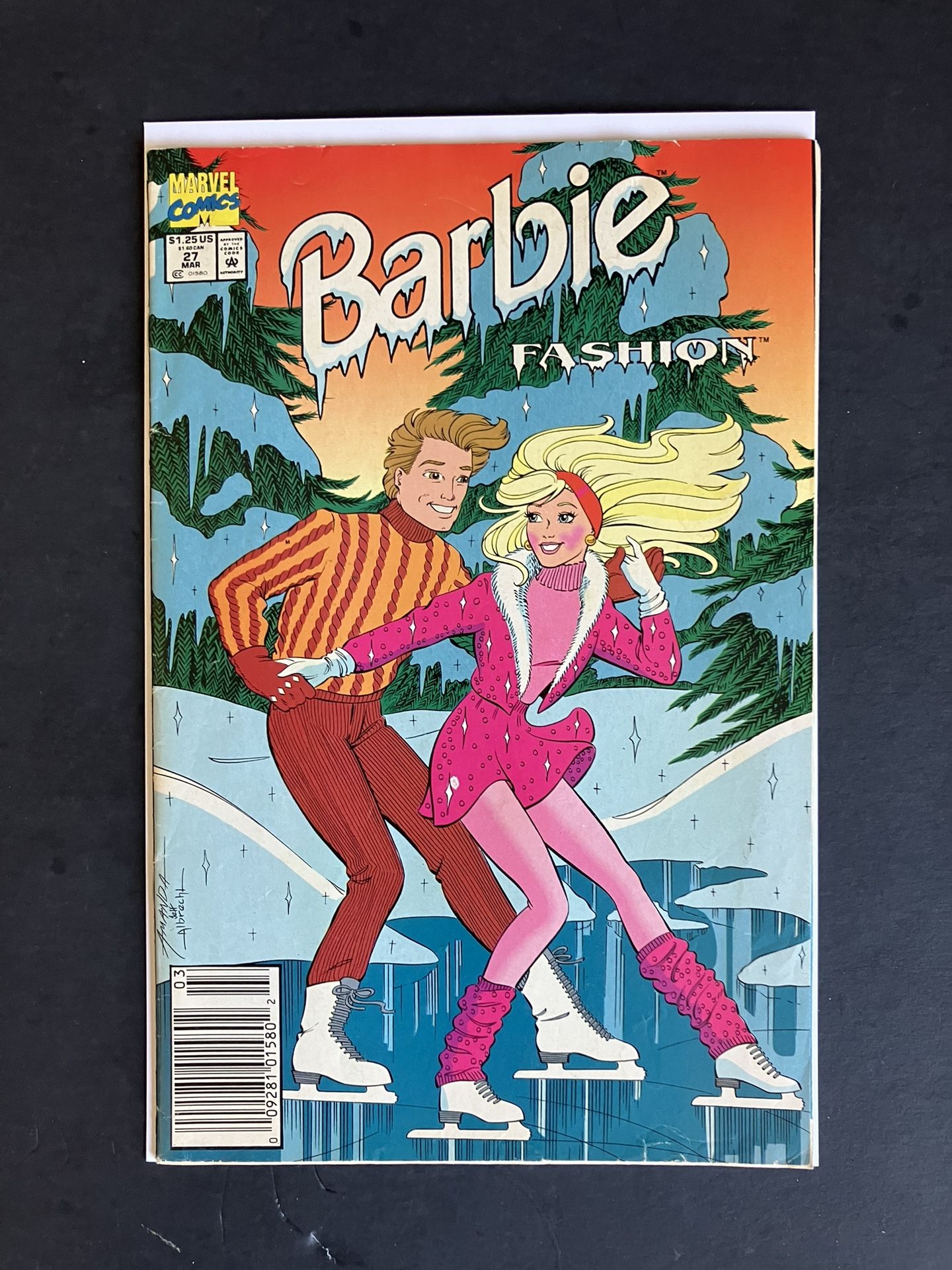 BARBIE FASHION #27 NEWSSTAND VARIANT MARVEL COMICS 1993 RARE HARD TO FIND