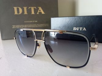 Dita Mach Five Gold Titanium Authentic Designer Sunglasses