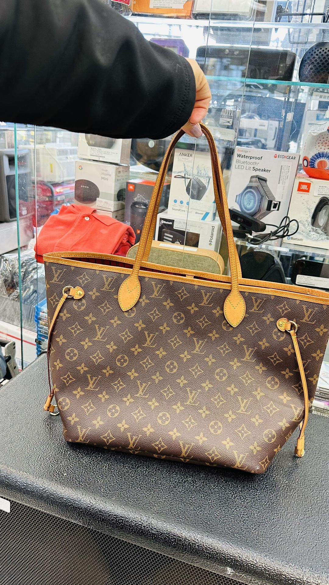 LOUIS VUITTON Neverfull MM Monogram Tote Bag Purse