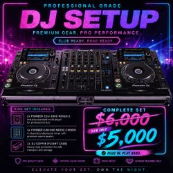 PIONEER DJ CDJ - 2000 NEXUS 2 / DJM-900 NEXUS 2 MIXER MIXER INCLUDED