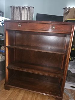 3 Shelves Vintage Old Bookshelves 