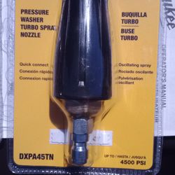4500psi Pressure Washer Turbo Nozzle 