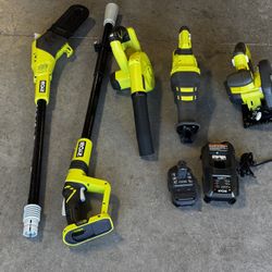Ryobi One + Cordless Power Tools 