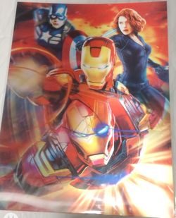 3D Hologram poster