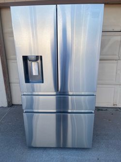 Refrigerator sansung stainless steel counter depth