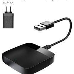 Wireless Carplay Adapter, Converts Wired to Wireless Carplay Dongle for Wireless Control Plug & Play Carplay Fit for Cars from 2017 & for Apple iPhone