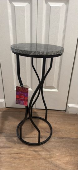 BRAND NEW marble top side table