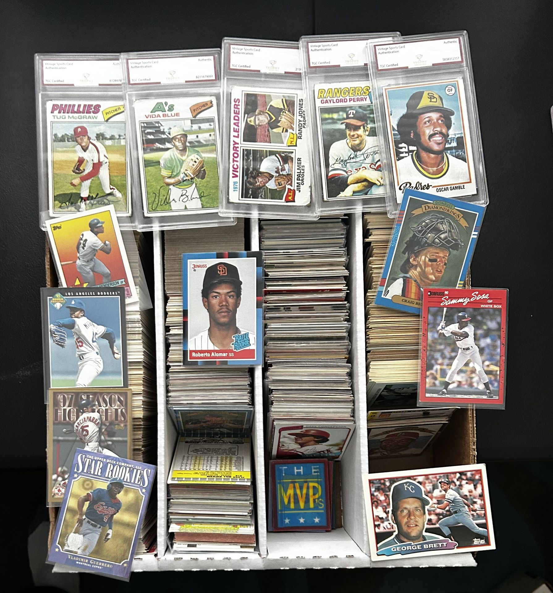 Nearly 5000 Baseball Cards From the 80’s To 2000’s. Few 70’s Slabs