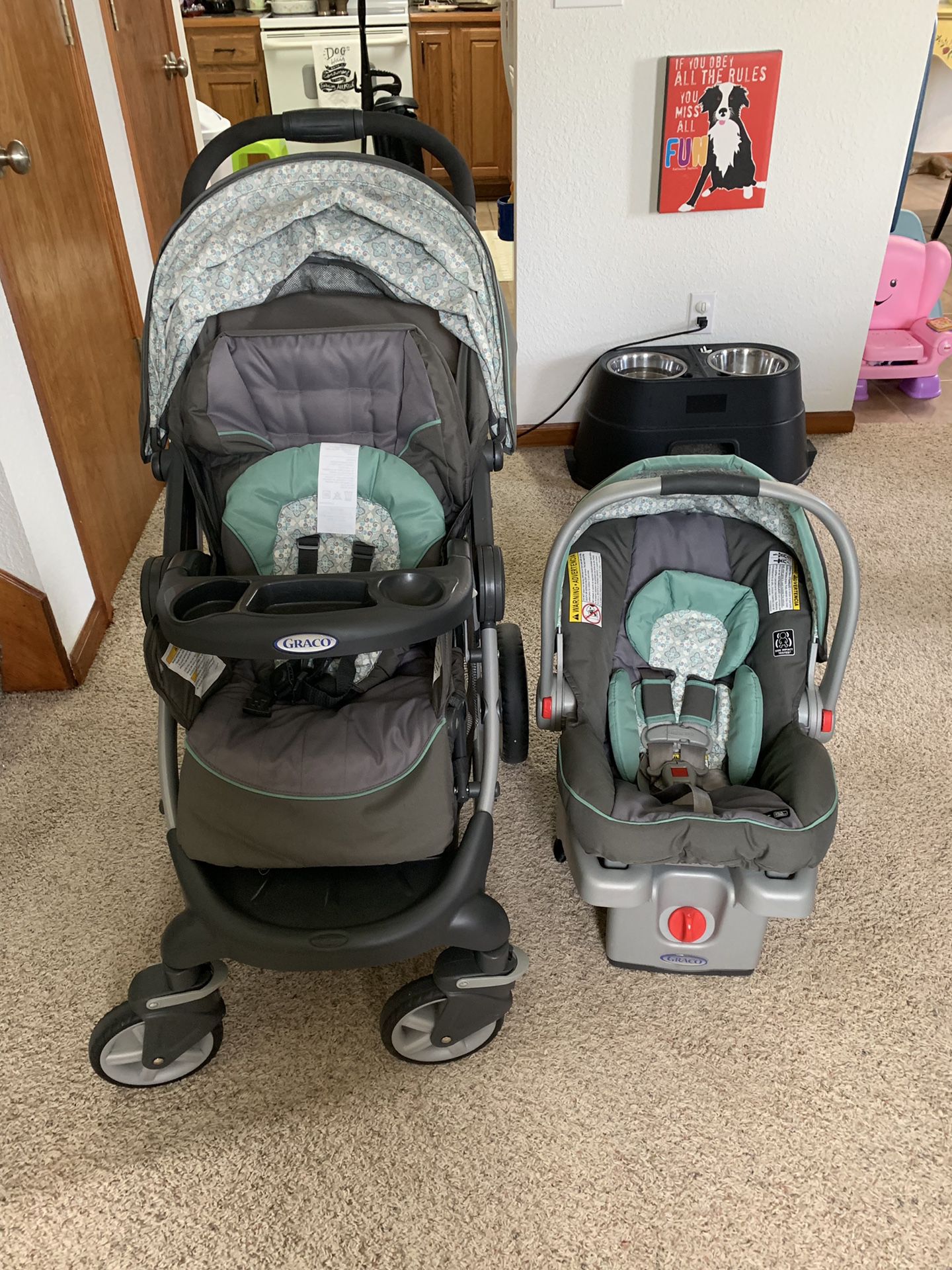 Graco Snug Ride 35 Car seat and Click Connect Stroller